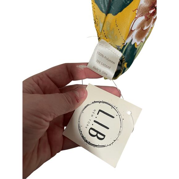 NWT Floral Printed Women's L.I.B Duster Open Front Bohemian Kimono - Picture 5 of 5